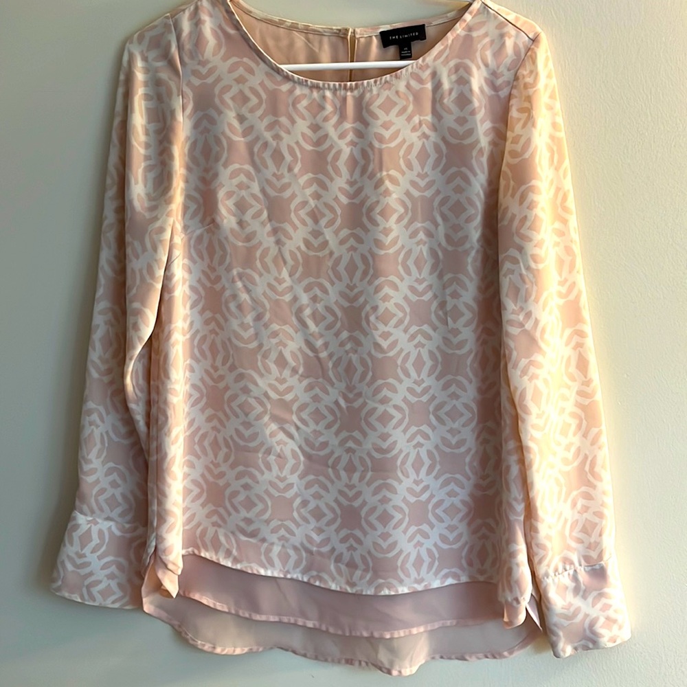Pink chiffon blouse